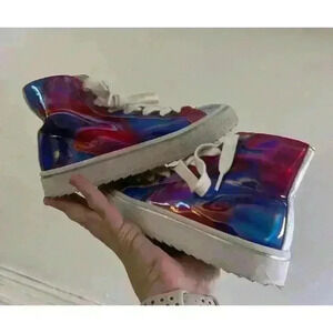 Steve Madden Multi-color "Luvy" Girls High-tops Size 13